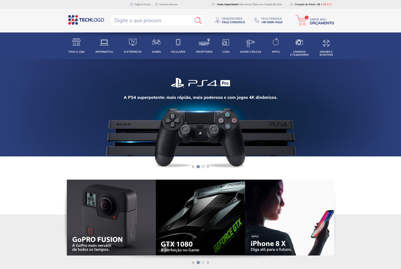 Playstation 4 do paraguai